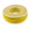 Silicone wire 22 AWG, yellow, tinned copper strand 4m