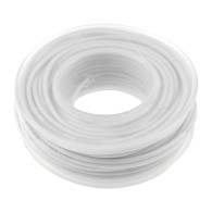 Silicone wire 22 AWG, white, tinned copper strand 4m