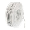 Silicone wire 22 AWG, white, tinned copper strand 4m
