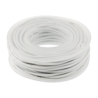 Silicone wire 22 AWG, white, tinned copper strand 4m