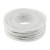 Silicone wire 22 AWG, white, tinned copper strand 4m