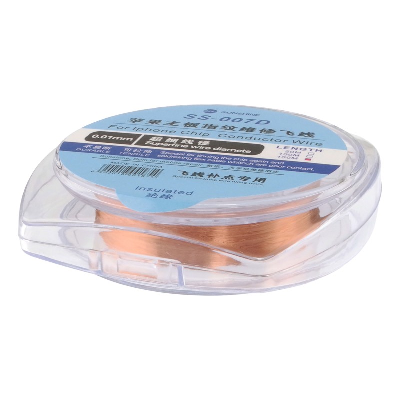 Sunshine SS-007 connection wire for PCB trace repair 0.007 mm, 200 m
