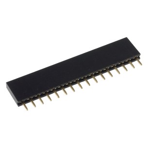 PB16S-Listwa stykowa prosta 1x16, czarna - 10 szt.