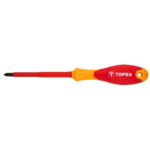 Insulated cross screwdriver 1000V PZ1 x 80 mm - TOPEX 39D479