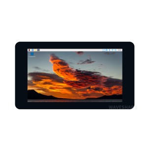 7″ ekran dotykowy IPS, interfejs DSI, 800×480, 5-punktowy dotyk, obudowa ABS - Waveshare 32079