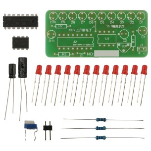 Zestaw edukacyjny LED z układami NE555 i CD4017