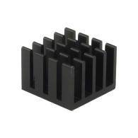 Aluminiowy radiator do Raspberry Pi 4B, czarny, bez taśmy