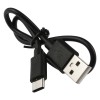 Przewód USB typ C – USB typ A, 30 cm, czarny, USB 2.0