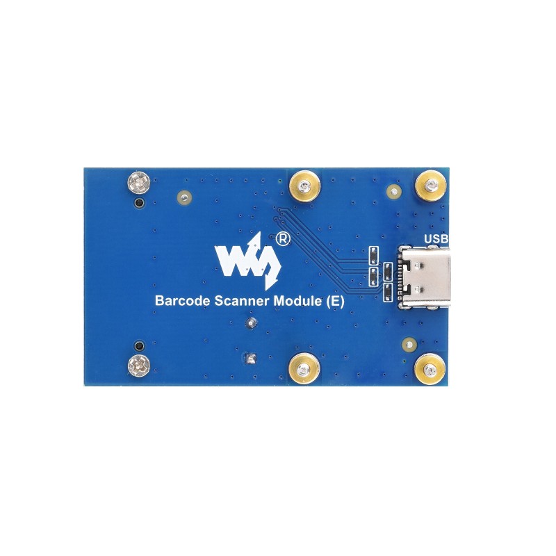 Модуль сканера 1D/2D коду з розпізнаванням DPM-коду, інтерфейси USB/UART - Waveshare 32387