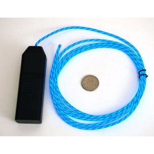 EL Flowing Effect Wire with Inverter - Blue 2.0 meter (6.5 ft)