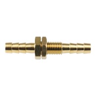 Złączka przewodu gumowego 6mm/6mm – mosiężna, typ prosty