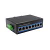 USR-ISG008P – Industrial PoE+ switch, 8-port, 10/100/1000Base-TX, IP40