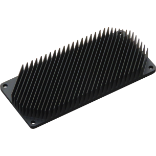 SL-HEATSINK-85x40x10-AB – Radiator aluminiowy 85×40×10mm anodowany czarny