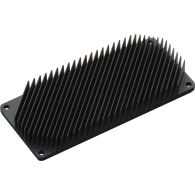 SL-HEATSINK-85x40x10-AB – Aluminum heatsink 85×40×10mm black anodized