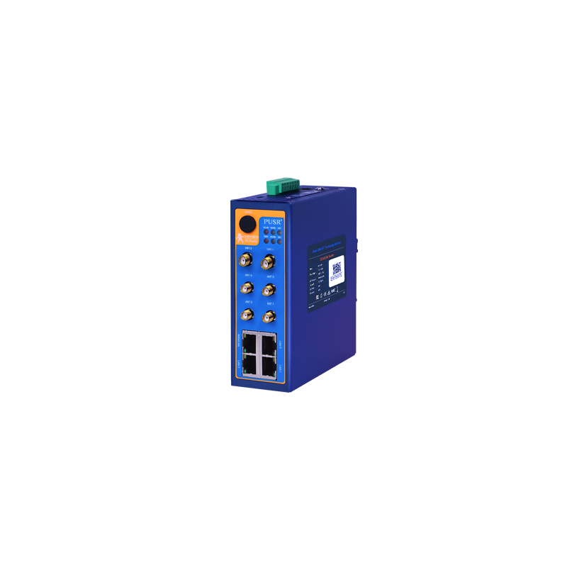 USR-G816W-GL - Router przemysłowy 5G z 4 portami Gigabit Ethernet, Wi-Fi 5, RS485/RS232 i podwójnym SIM