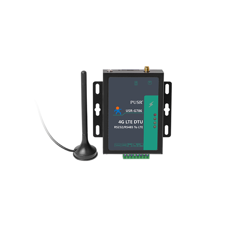 USR-G786-G - Modem komórkowy LTE Cat.4 z obsługą globalnych pasm, RS232/RS485 i konwersją Modbus TCP/RTU