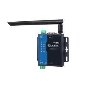USR-W610s - Industrial wireless client with RS232/RS485, 2.4 GHz Wi-Fi and Ethernet ports