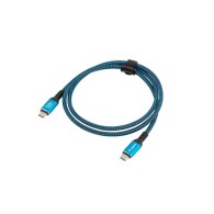 USB-C M/M 4.0 CABLE 0.5M 240W 8K 60HZ BLACK-BLUE LANBERG