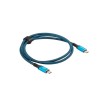 USB-C M/M 4.0 CABLE 0.5M 240W 8K 60HZ BLACK-BLUE LANBERG