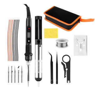 Precision soldering iron 80W, 16-piece set - Neo Tools 19-161