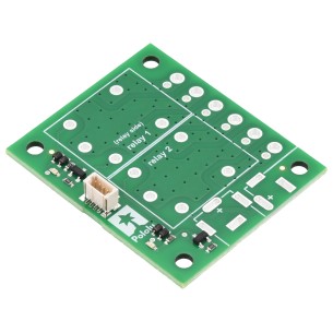 Basic 2-Channel SPDT Relay Carrier - płytka ze złączem do 2 przekaźników SPDT