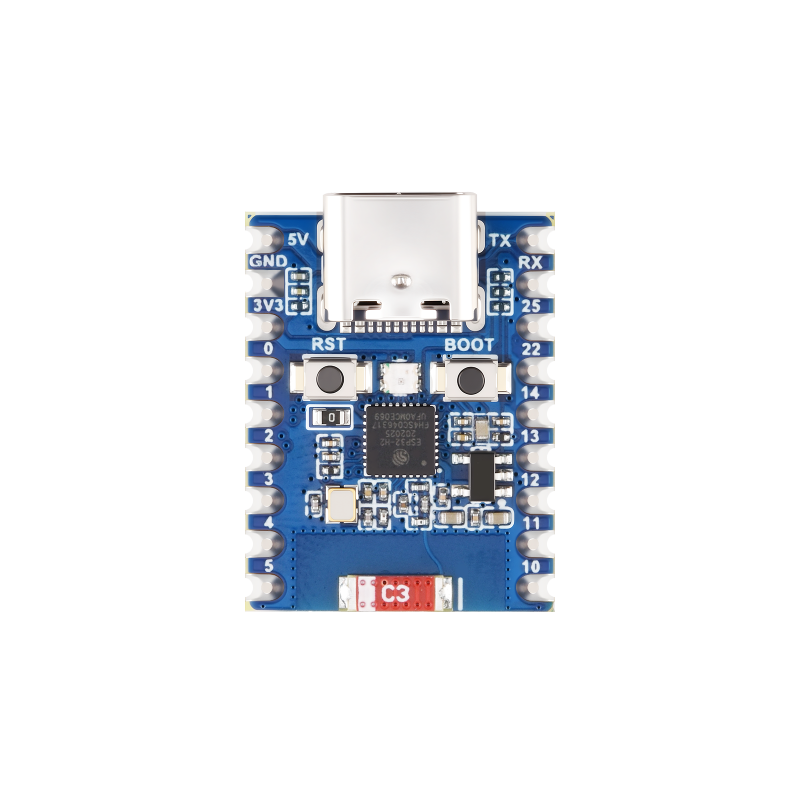 Плата розробки ESP32-H2-Zero-M з паяними роз'ємами Goldpin та підключенням BLE/Zigbee/Thread –...