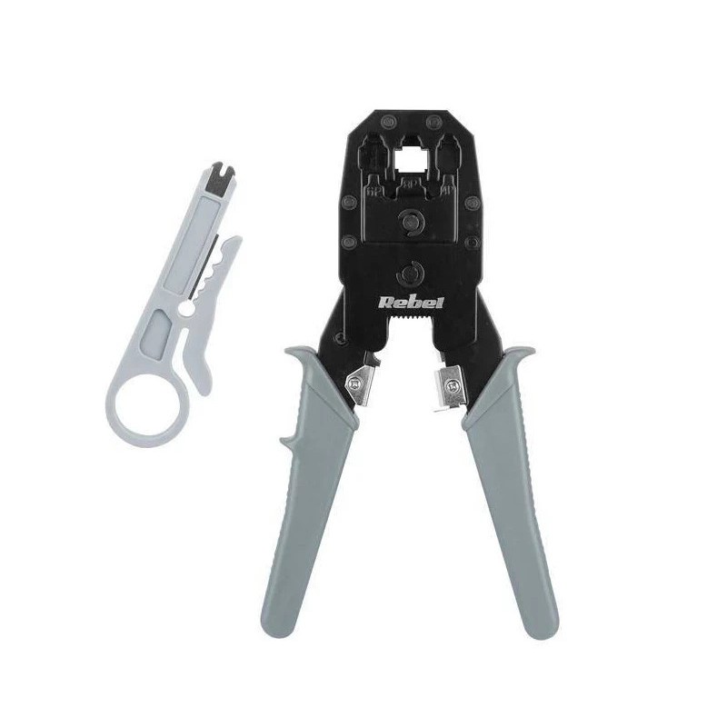 NAR0051 crimping tool for 4P-6P-8P plugs (RJ45, RJ12, RJ11) Rebel