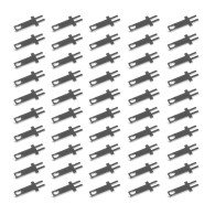 2.8 mm THT connector, 0.8 mm PCB solder terminal, 50 pcs.