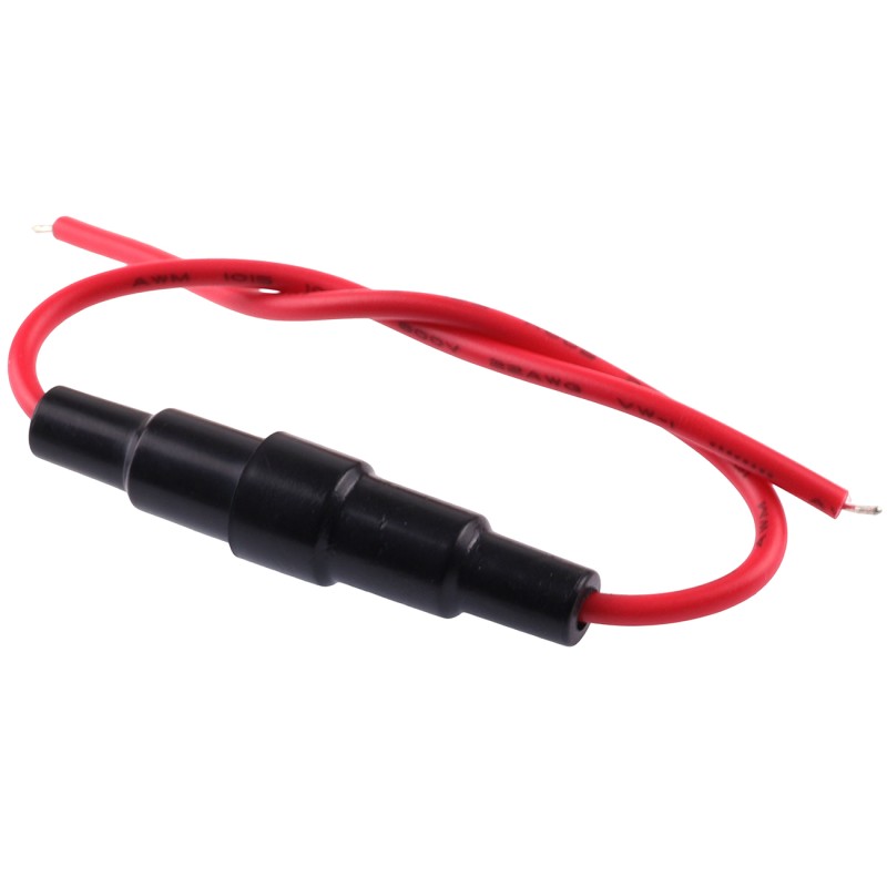 Oprawka bezpiecznika cylindrycznego na przewodzie HF-5x20-BK