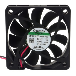 Sunon MF60151VX-1000U-A99 – Wentylator osiowy 60×60×15 mm 12 V DC