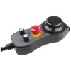 6-Axis CNC MPG Pendant Handwheel 100 Pulses 5 V with Emergency Stop