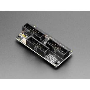 Triple LED Matrix Bonnet - RGB LED display expansion module for Raspberry Pi