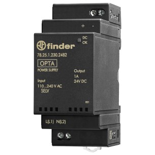 Finder 78.25.1.230.2482 - zasilacz impulsowy 25W, 24VDC, 1A