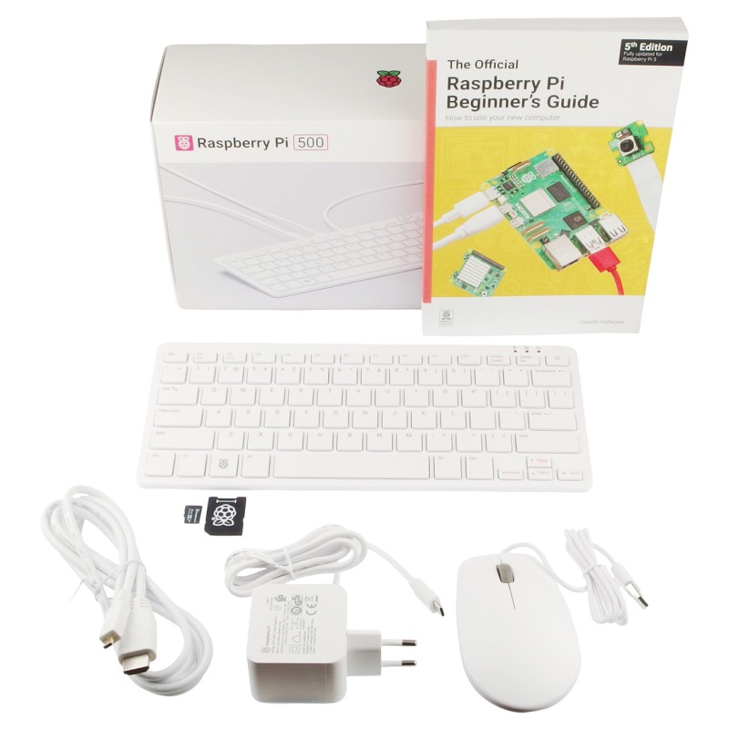 Raspberry Pi 500 Desktop Kit EU, 8GB, WiFi, Bluetooth - мінікомп'ютер Raspberry Pi, вбудований в...