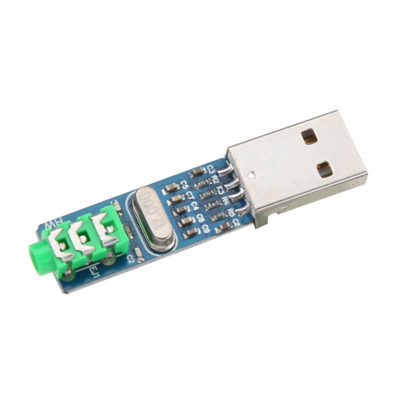 Karta dźwiękowa USB DAC Mini PCM2704 – 5 V, analogowe wyjście słuchawkowe