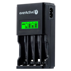 Charger for Ni-MH R6/AA, R03/AAA rechargeable batteries everActive NC-450 Black Edition