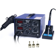 WEP 872D – stacja lutownicza 2w1 z hotair i grotówką, 660 W, 100–480 °C, kompresor, ESD Safe