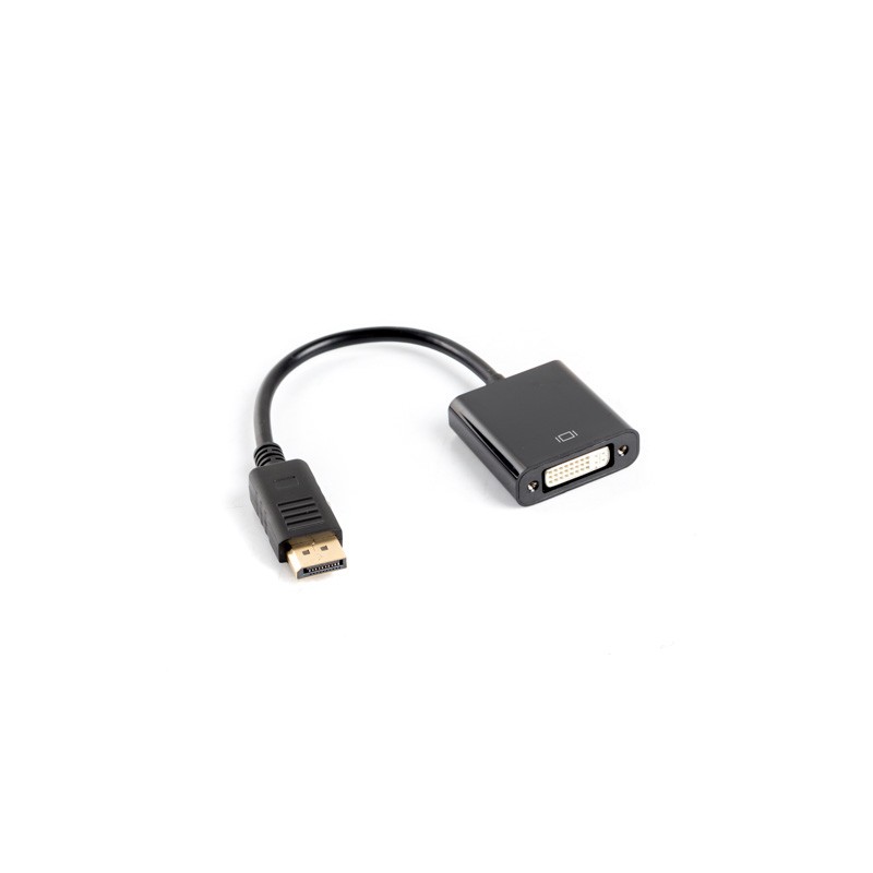 ADAPTER DISPLAYPORT(M) 1.2->DVI-I(F)(24+5) DUAL LINK LANBERG
