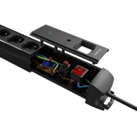 Power strip Lanberg SP1‑05F‑0300‑BK – internal diagram