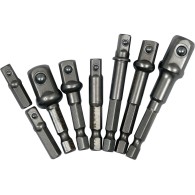 Zestaw adapterów HEX do nasadek 8 szt. - YATO YT-04639