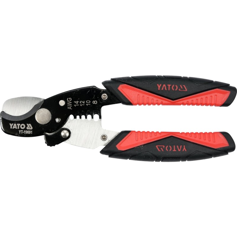 Szczypce do cięcia przewodów i ściągania izolacji - YATO YT-19691