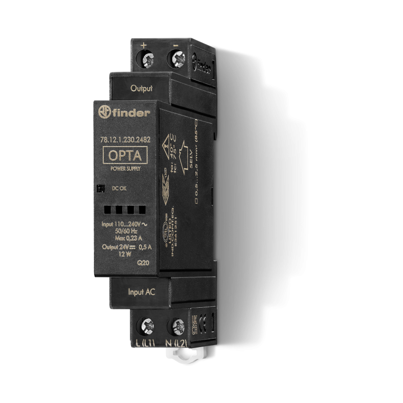 Switching power supply 24 V DC / 12 W – Finder 78.12.1.230.2482