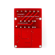 Crowtail – Dual Coil Latching Relay Module 2.0 – przekaźnik bistabilny 2-kanałowy, 5 V, 3 A, niskopoborowy
