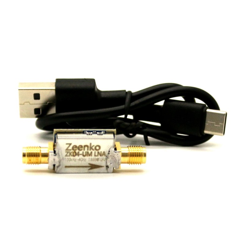 Wzmacniacz niskoszumowy RF 100 kHz – 4 GHz ZK04-UM Zeenko UM Series, USB-C