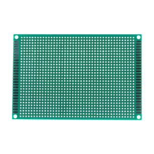 Uniwersalna płytka prototypowa PCB dwustronna 80 × 120 mm, 1260 otworów