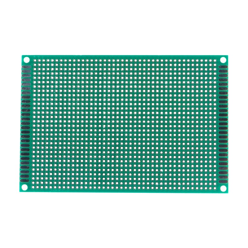 Universal double-sided prototyping PCB 80 × 120 mm, 1260 holes