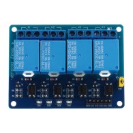 Moduł przekaźników 4 kanały z optoizolacją, 10 A / 250 V AC, cewka 5 V