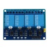 Relay module 4 channels with optoisolation, 10 A / 250 V AC, 5 V coil