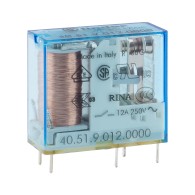 Electromagnetic relay SPDT, 12VDC, 10A/250VAC, Finder 40.51.9.012.000