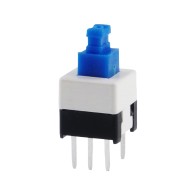Bistable Button MSW0136 7×7×12 mm 6-pin DPDT Set of 30